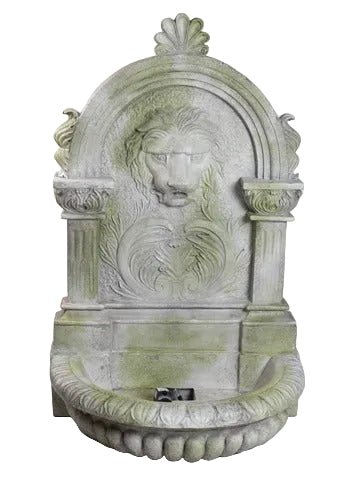 Lifesize Le Grande Lion Wall Fountain (58 - Inch)