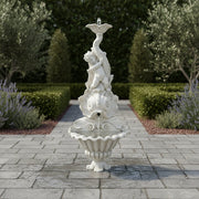 Lifesize Mythological Greek Poseidon Fountain (64 - Inch) Side Angle