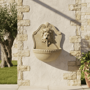 Lifesize Saint Eteinne Cherub Fount Wall Fountain (42 - Inch) Side Angle