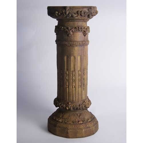 Limo Pedestal Statue (33 - Inch) Side Angle