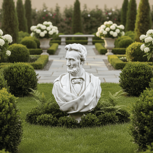 Lincoln Bust Display Decor (34-Inch)