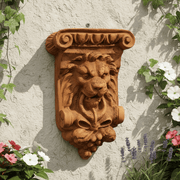 Lion Garden Plaque (10.0 - Inch) Side Angle
