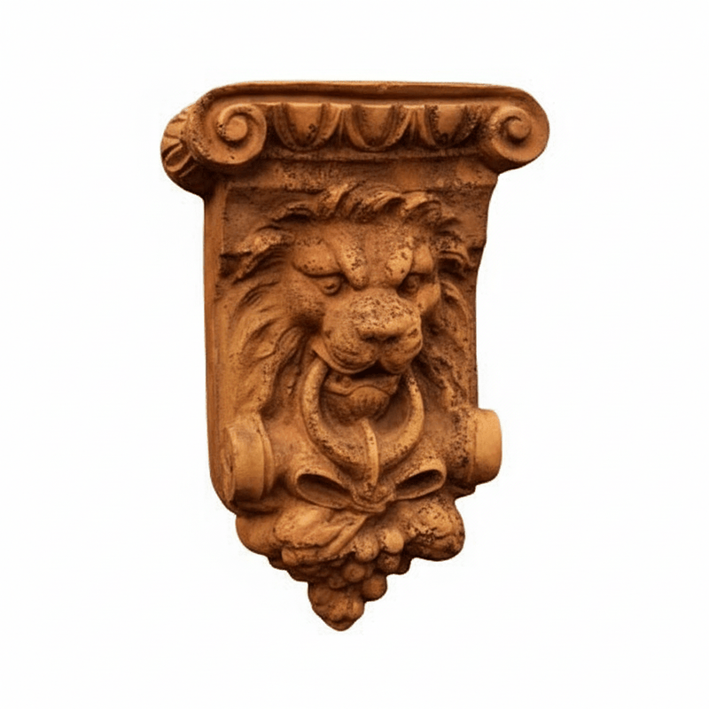 Lion Garden Plaque (10.0 - Inch) Side View
