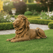Lion Garden Statue (21 - Inch) Side Angle