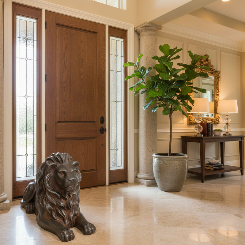 Lion Garden Statue (21-Inch)