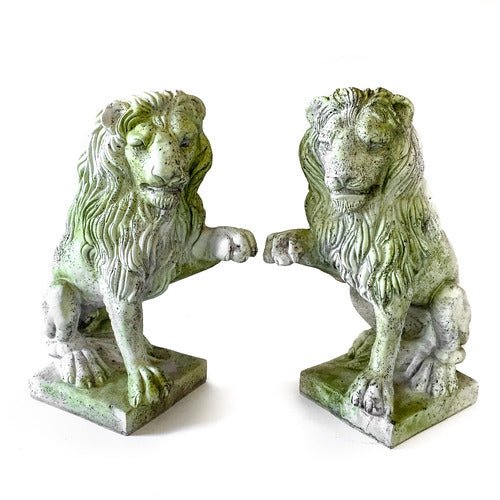 Lion Garden Statue (23 - Inch) Side View