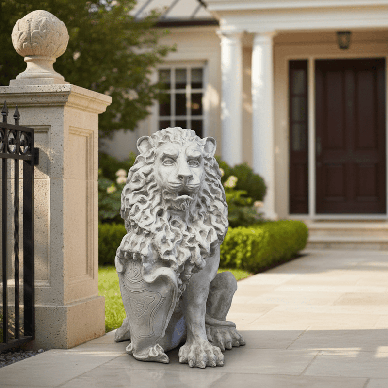 Lion Garden Statue (26-Inch)