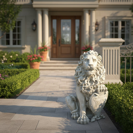 Lion Garden Statue (26-Inch)