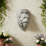 Lion Head Garden Statue (22-Inch)
