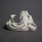 Lion Head Garden Statue (8 - Inch) Other Angle