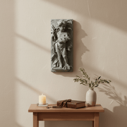 Little Boy Garden Plaque (13.0 - Inch) Side Angle