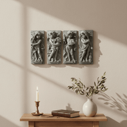 Little Boy Garden Plaque (13.0 - Inch) Side Angle