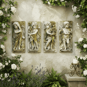 Little Boy Season Plaques Set (0.0 - Inch) Side Angle