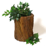 Log Planter Garden (15 - Inch) Side Angle