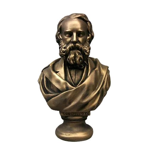 Longfellow Medium Bust Display Decor (18 - Inch)