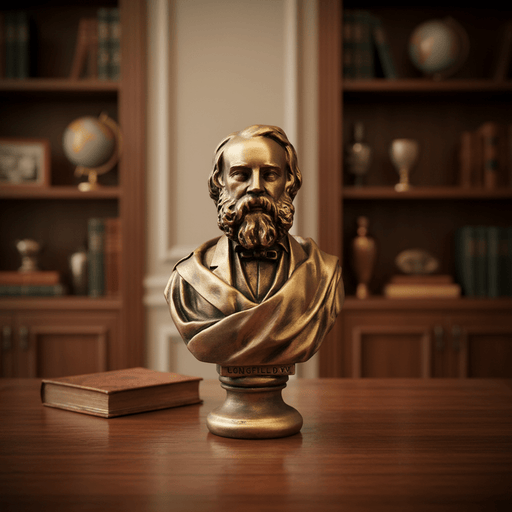 Longfellow Medium Bust Display Decor (18-Inch)