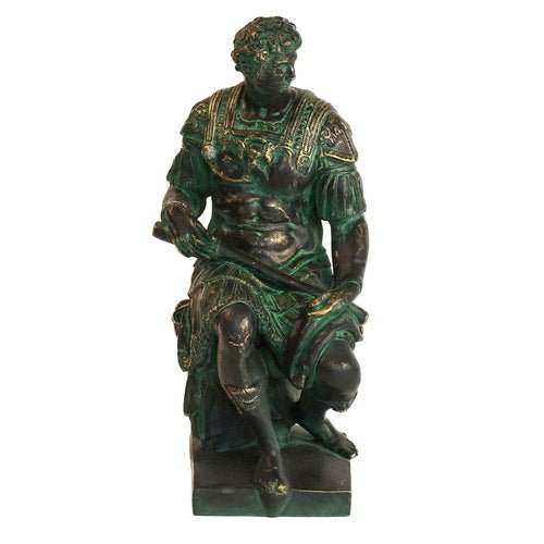 Lorenzo De Medici Statue (17 - Inch) Side View