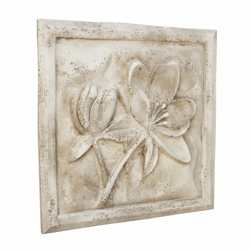 Lotus Outdoor Plaque (22.0 - Inch) Side View