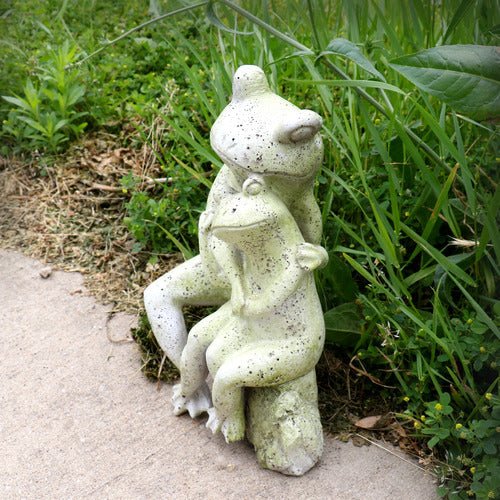 Love Frogs Statue (12 - Inch) Other Angle