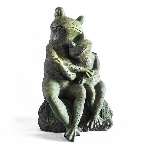 Love Frogs Statue (12 - Inch) Side View