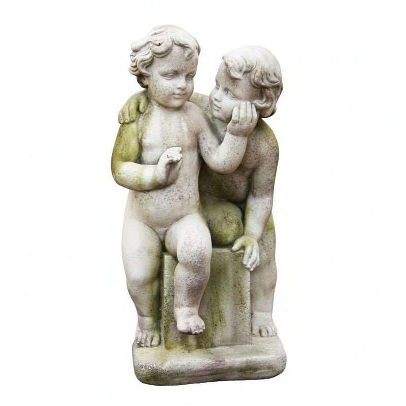 Loving Twins Statue (19 - Inch)