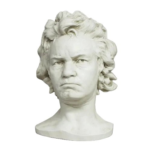 Ludwig Van Beethoven Life Mask Bust Display Decor (17 - Inch) Side View