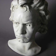 Ludwig Van Beethoven Life Mask Bust Display Decor (17 - Inch) Other Angle