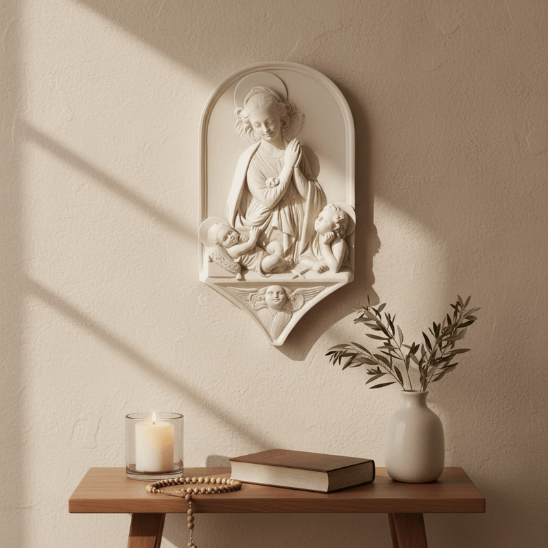 Madonna and Child Giovanni Statue (15 - Inch)