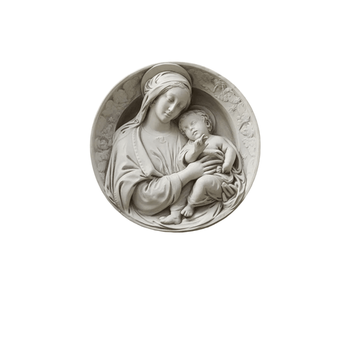 Madonna and Child Outdoor Catholic Plaque (28.0 - Inch)