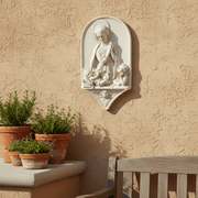 Madonna and Child Religious Statue (15 - Inch) Side Angle