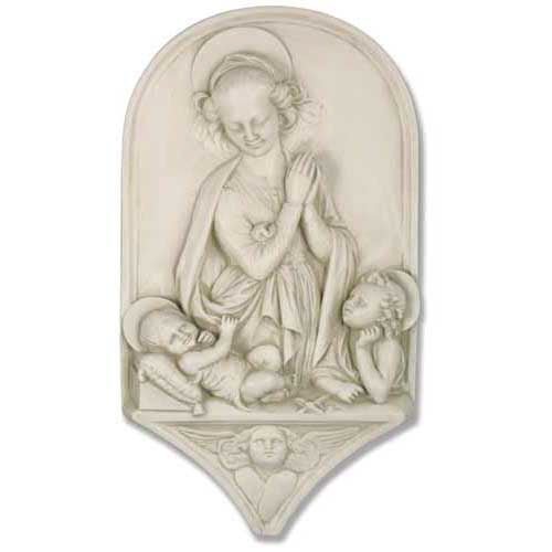 Madonna and Child Religious Statue (15 - Inch) Side View