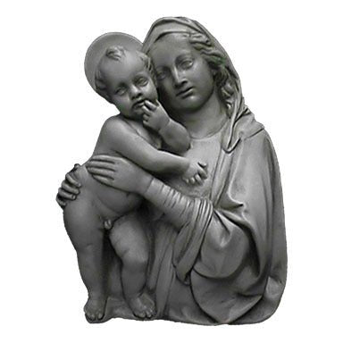Madonna and Child Religious Statue (18 - Inch) Side View
