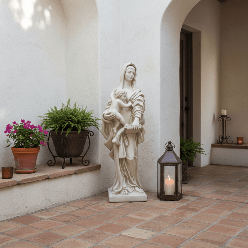 Madonna and Child Statue (58-Inch)