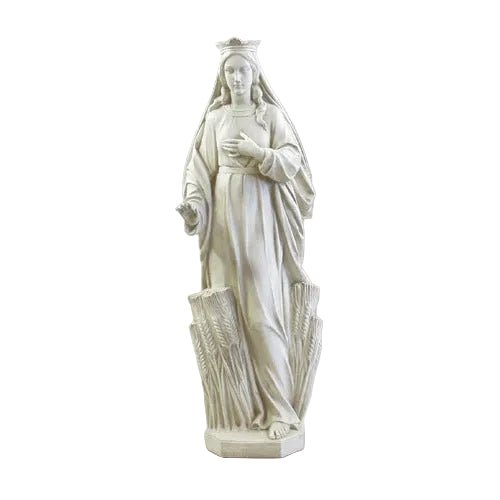 Madonna of the Prairie Religious Mary Statue (62 - Inch) Side View