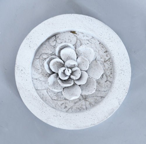 Magnolia Garden Plaque (12.0 - Inch) (12.0 - Inch) Side View