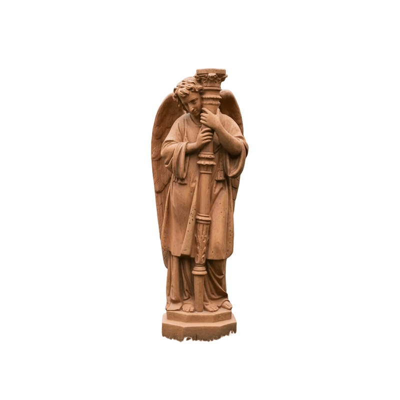Majestic Angel Guard Left Statue (Left) Side View