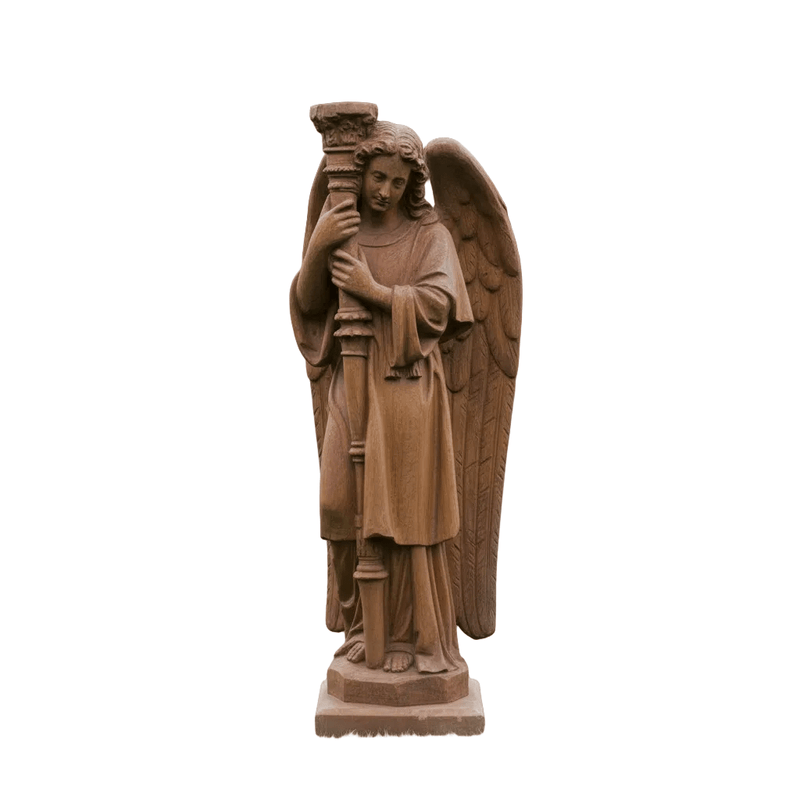 Majestic Angel Guard Right Statue (Right) Side View