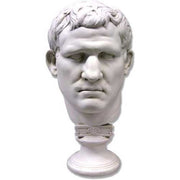 Marcus Vipsanius Agrippa Mask Bust Display Decor (8-Inch)