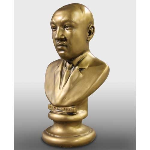 Martin Luther King Jr Bust Display Decor (17 - Inch) Different Angle