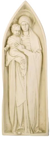Mary and Child Pointed Arch Statue (22 - Inch)