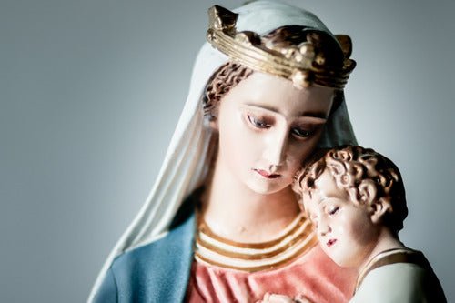 Mary and Child Religious Statue (25 - Inch) Different Angle