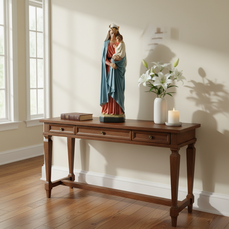 Mary and Child Religious Statue (25-Inch)