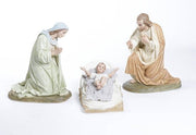 Mary, Joseph, and Baby Jesus in Manger Statue (22 - Inch)