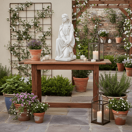Mary Magdalene at the Crucifixion Statue (42 - Inch) Side Angle