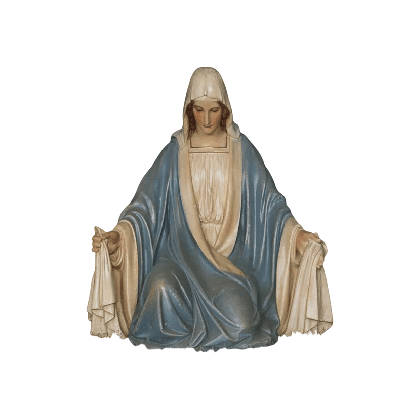 Mary Sitting Statue (45 - Inch) Side View