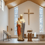 Mary with Child Jesus Statue (60-Inch)