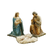Mary with Infant Jesus Statue (30 - Inch) Side View