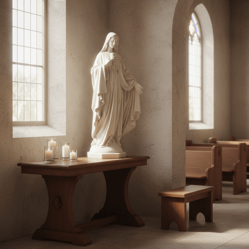 Mary with Outstretched Hand Statue (49-Inch)