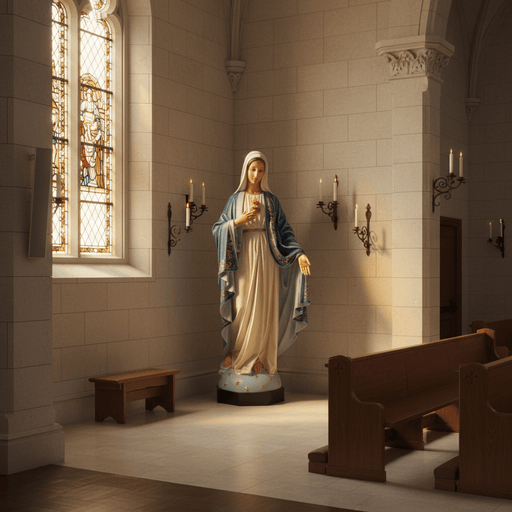 Mary with Outstretched Hand Statue (65-Inch)