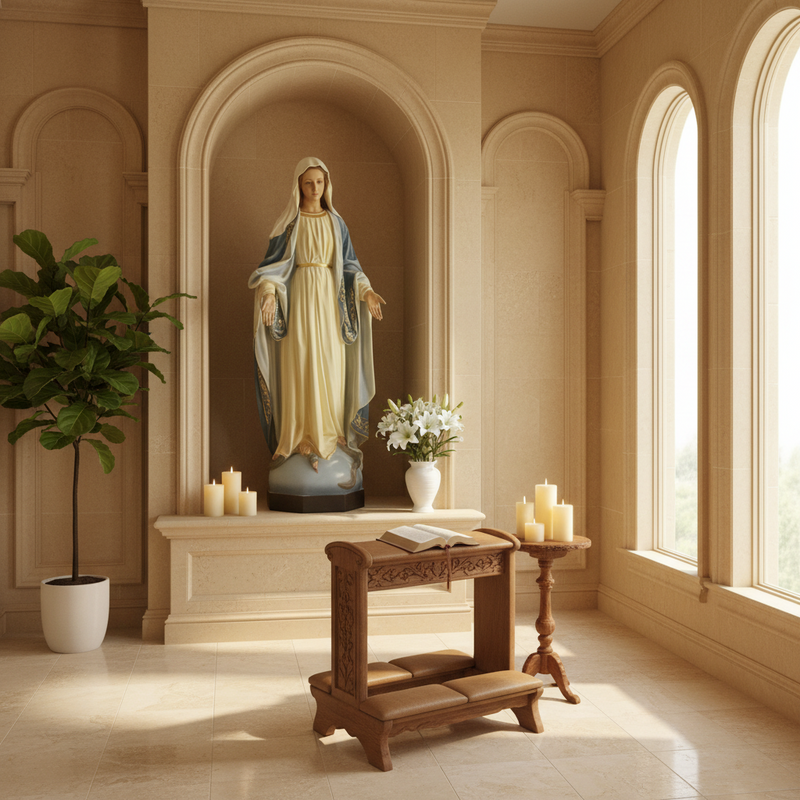 Mary with Outstretched Hands Statue (56-Inch)